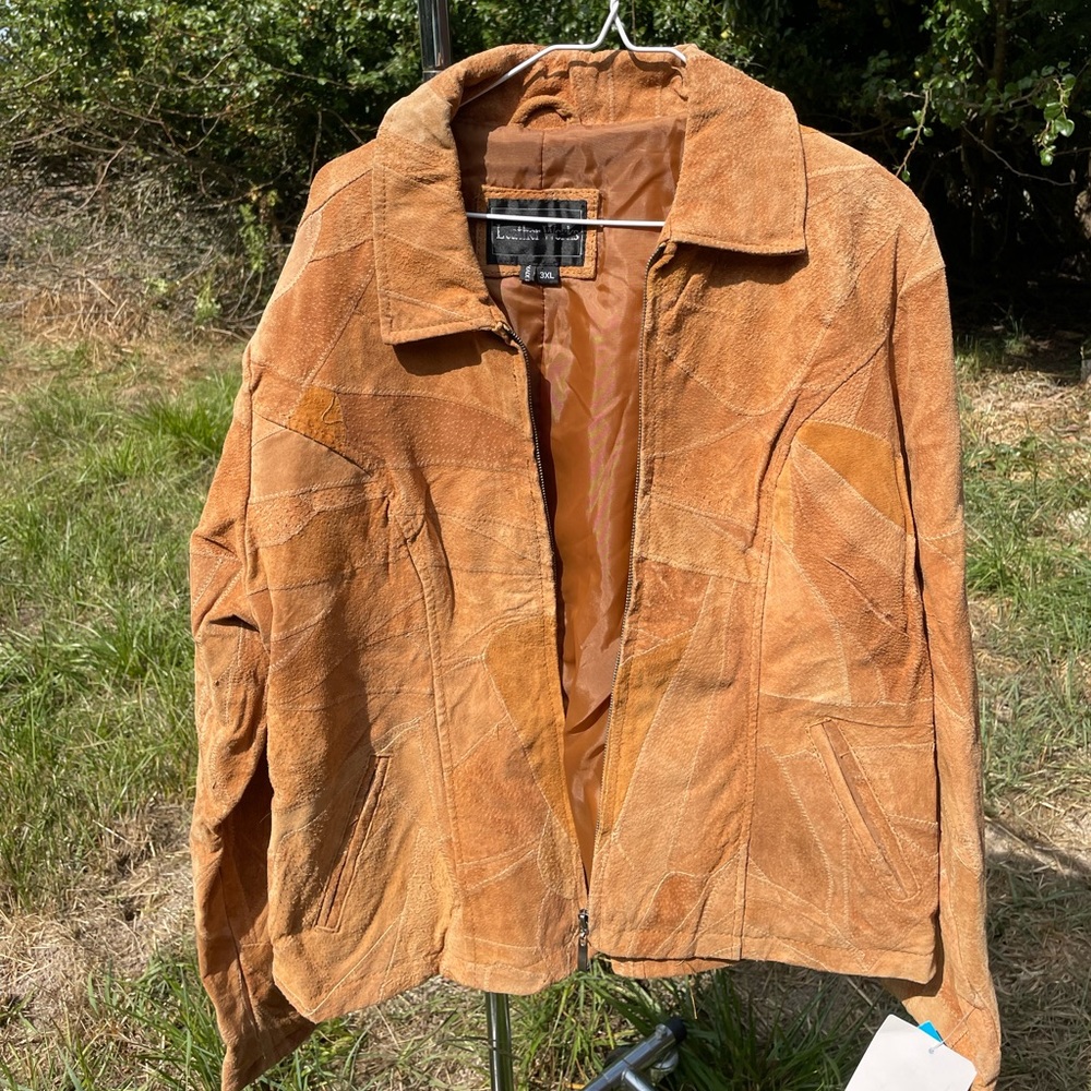 Men's Tan Suede Jacket